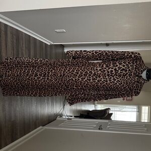 H&M Leopard Print Dress - Brown and Black